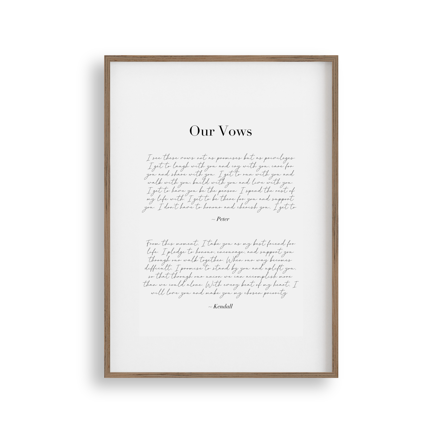 Custom Vows (Design 1)