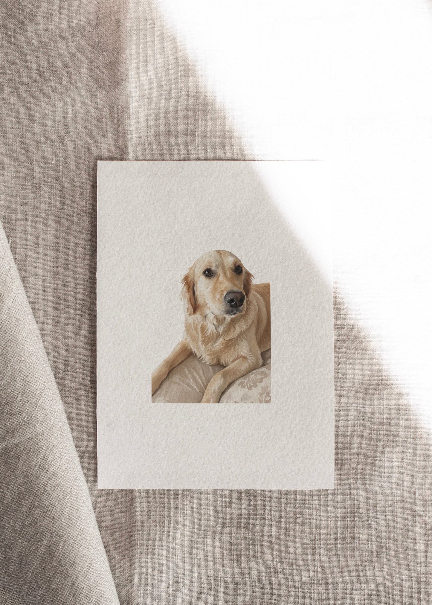 Custom family portrait printed on archival paper