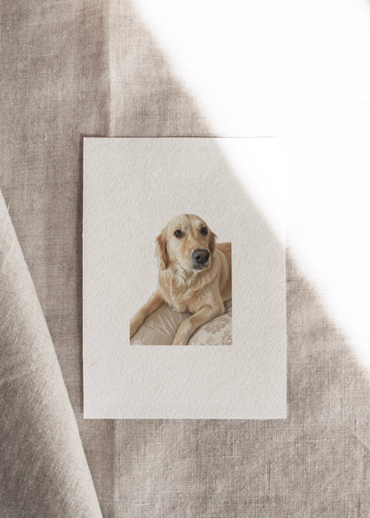 Custom family portrait printed on archival paper