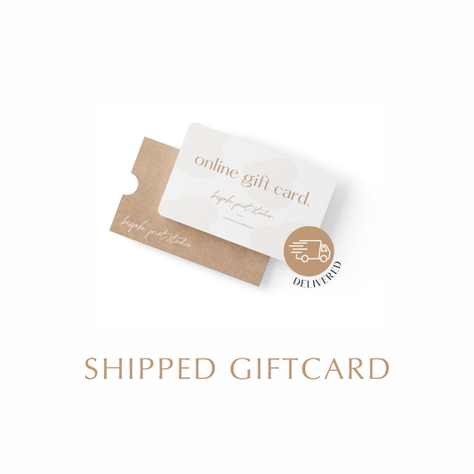 Gift Card (Shipped)